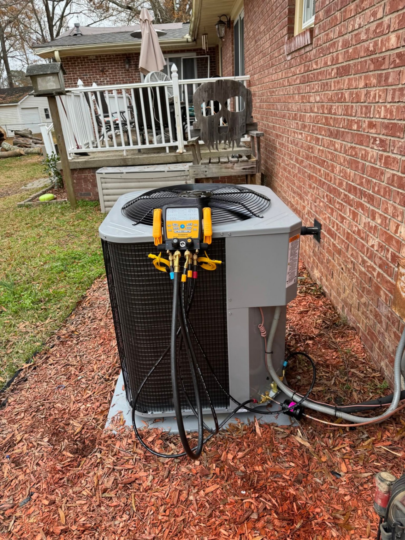 Refrigerant charge & test