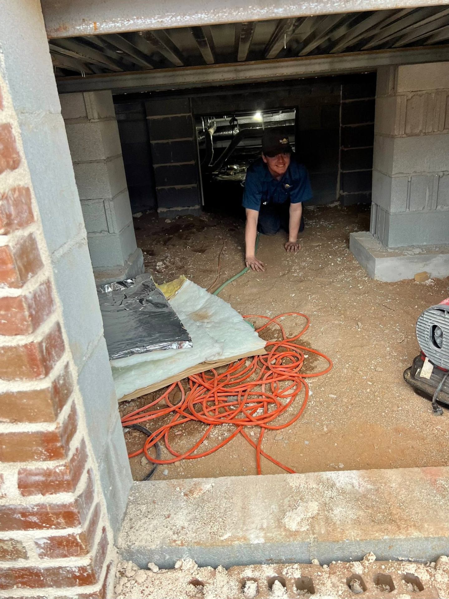 Crawlspace ductwork